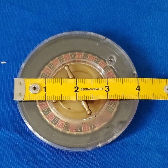 Vintage Roulette Wheel Paperweight - Picture 2 of 8